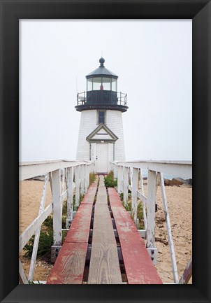 Framed Brant Point Lighthouse Print