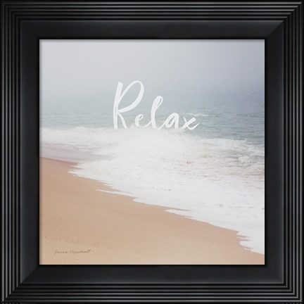 Framed Serene Sea II Print