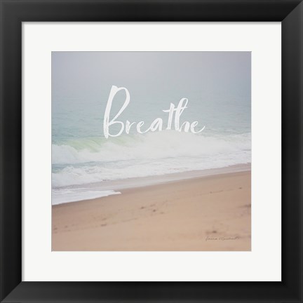 Framed Serene Sea I Print