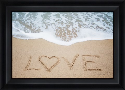 Framed Beach Love II Print