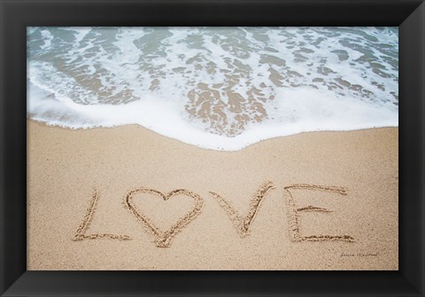 Framed Beach Love II Print