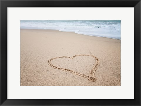 Framed Beach Love I Print