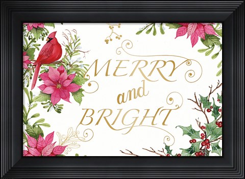 Framed Holiday Happiness VIII Print
