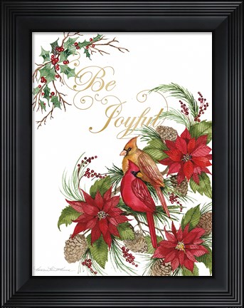 Framed Holiday Happiness VI Print