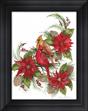 Framed Holiday Happiness III Print