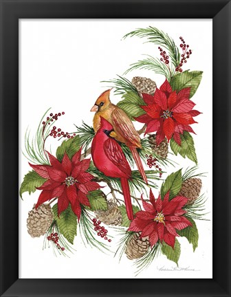 Framed Holiday Happiness III Print