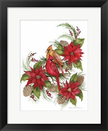 Framed Holiday Happiness III Print