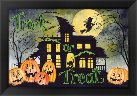 Framed Haunting Halloween Night VI Print