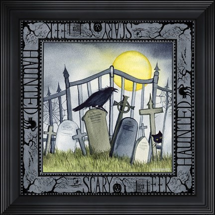 Framed Haunting Halloween Night IV Print
