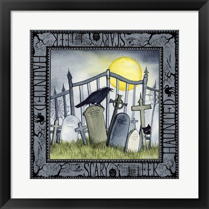 Framed Haunting Halloween Night IV Print