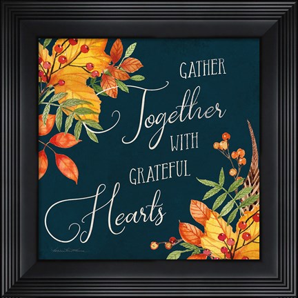 Framed Autumn Splendor V Print