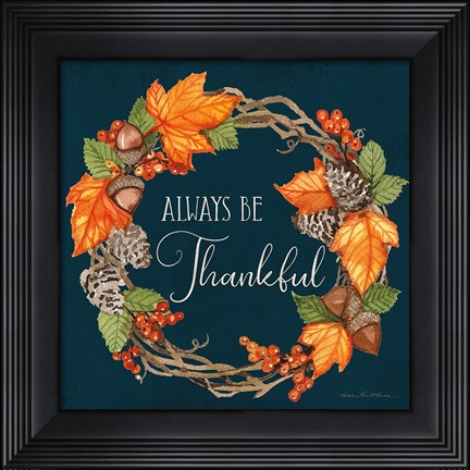 Framed Autumn Splendor III Print