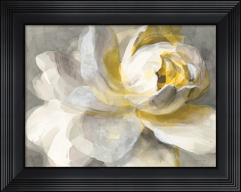 Framed Abstract Rose Print
