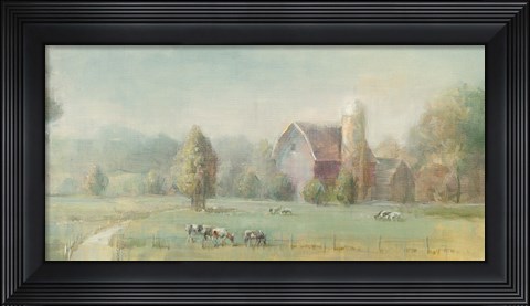 Framed Tranquil Farm Print