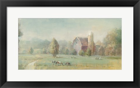 Framed Tranquil Farm Print