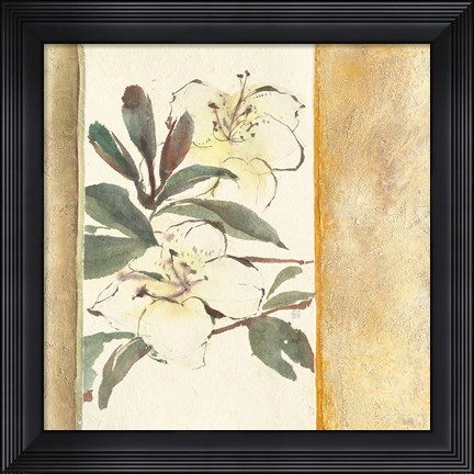 Framed Ochre Rhododendron Print