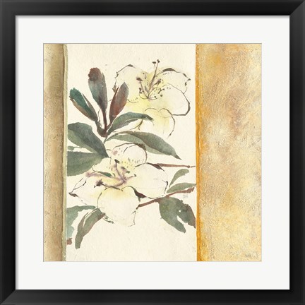 Framed Ochre Rhododendron Print