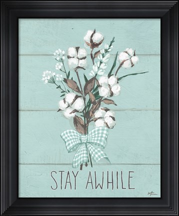 Framed Blessed III Mint Print