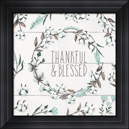 Framed Blessed VI Print
