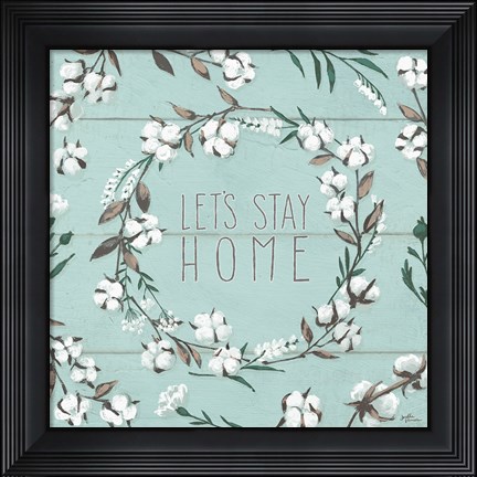 Framed Blessed VII Mint Print