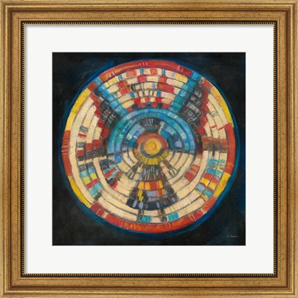 Framed Kachina Basket Print