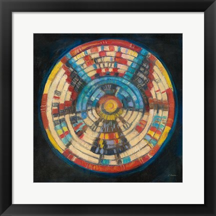 Framed Kachina Basket Print