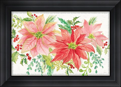 Framed Winter Blooms VI Print