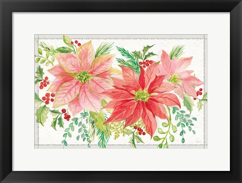 Framed Winter Blooms VI Print