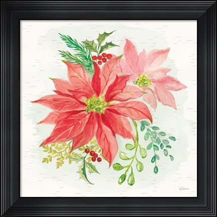 Framed Winter Blooms II Print