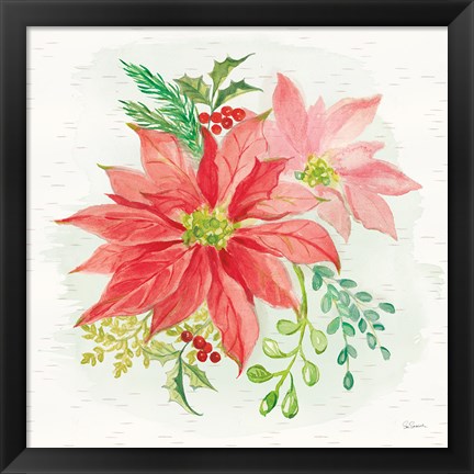 Framed Winter Blooms II Print