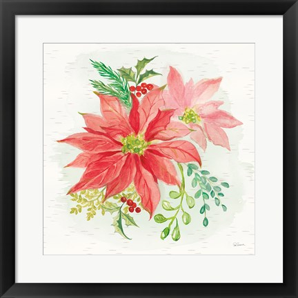 Framed Winter Blooms II Print