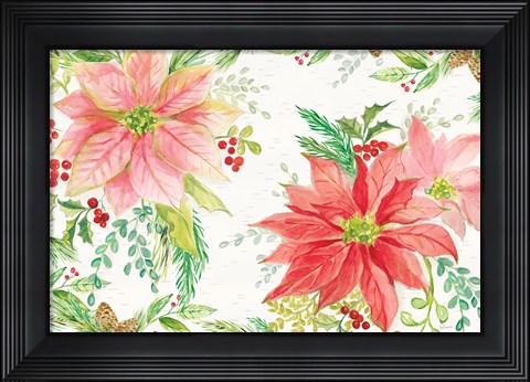 Framed Winter Blooms I Print