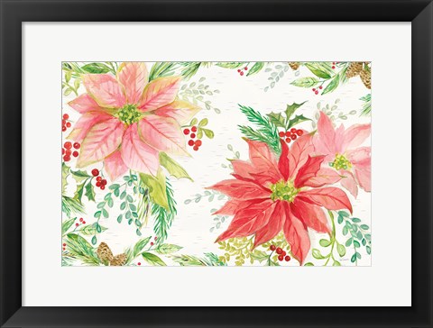 Framed Winter Blooms I Print