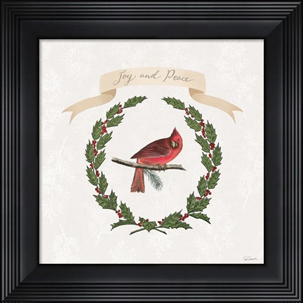 Framed Joyful Tidings VII Print
