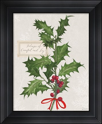 Framed Joyful Tidings VI Print
