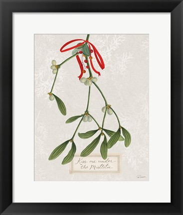 Framed Joyful Tidings V Print