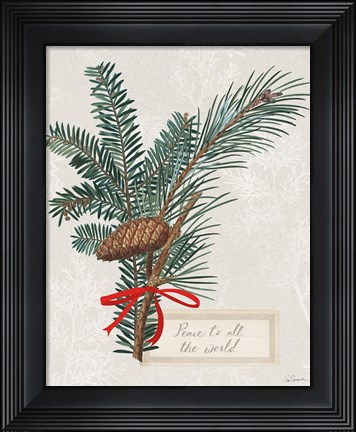 Framed Joyful Tidings IV Print