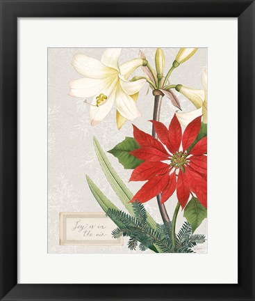 Framed Joyful Tidings II Print