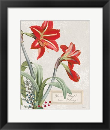 Framed Joyful Tidings I Print