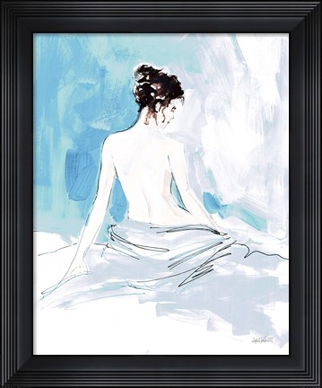 Framed Nude I Blue Print