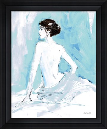 Framed Nude II Blue Print