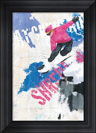 Framed Catching Air II Print