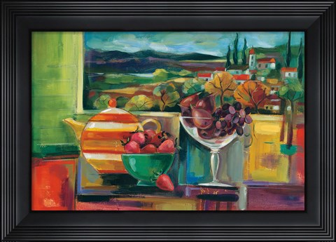 Framed View Through the Window Crop Print