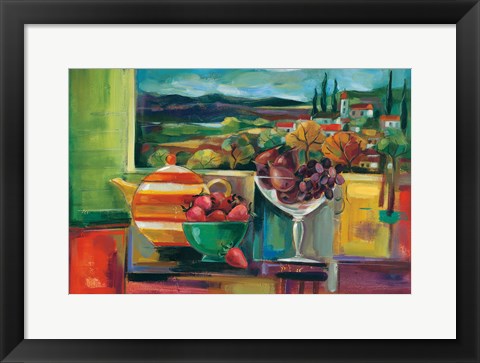Framed View Through the Window Crop Print