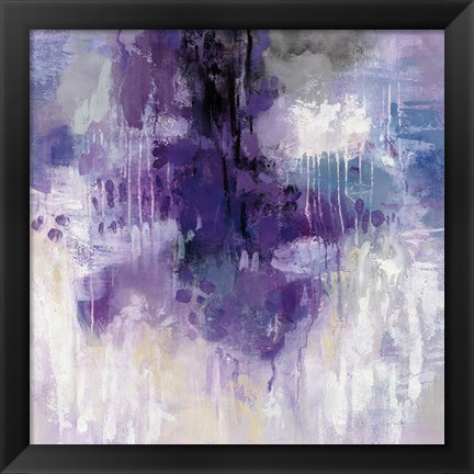 Framed Violet Rain Print