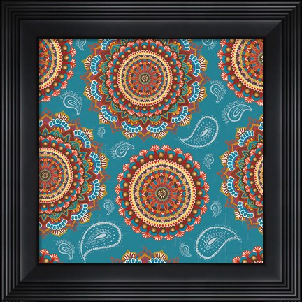 Framed Mandala Dream Pattern IA Print