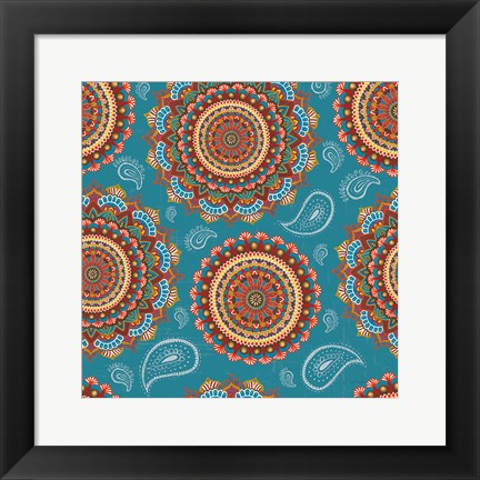 Framed Mandala Dream Pattern IA Print