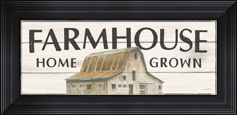 Framed Country Cow I Print