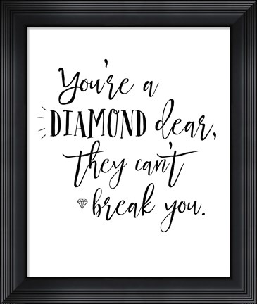 Framed Self Reflection V Print