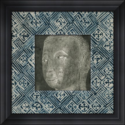 Framed Moment of Zen II Batik Print